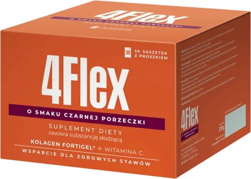 4Flex, smak czarnej porzeczki, 30 saszetek